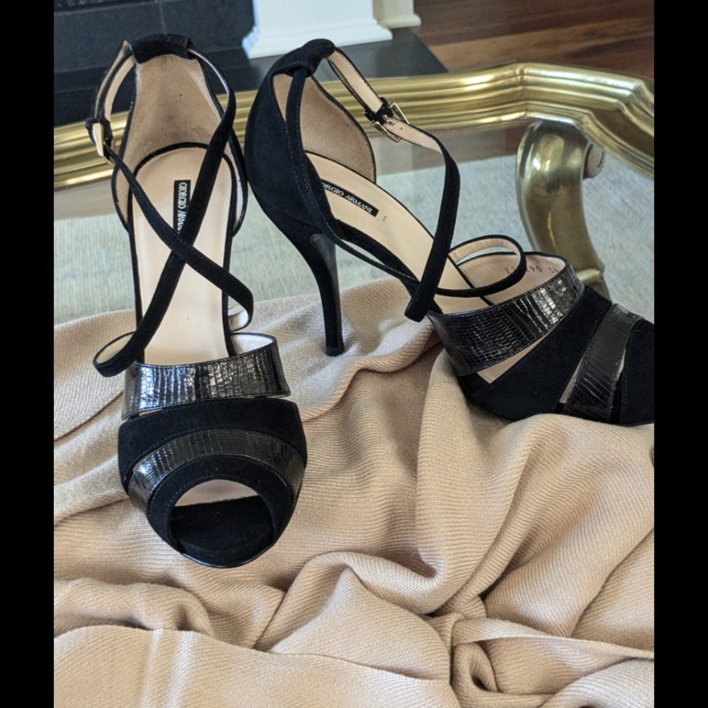 Giorgio Armani strappy heels